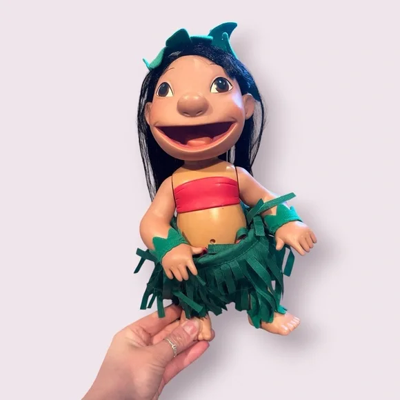Disney 2001 Hasbro Lilo & Stitch Hula Lilo Doll Tested NOT Working 11" Tall - Picture 3 of 11